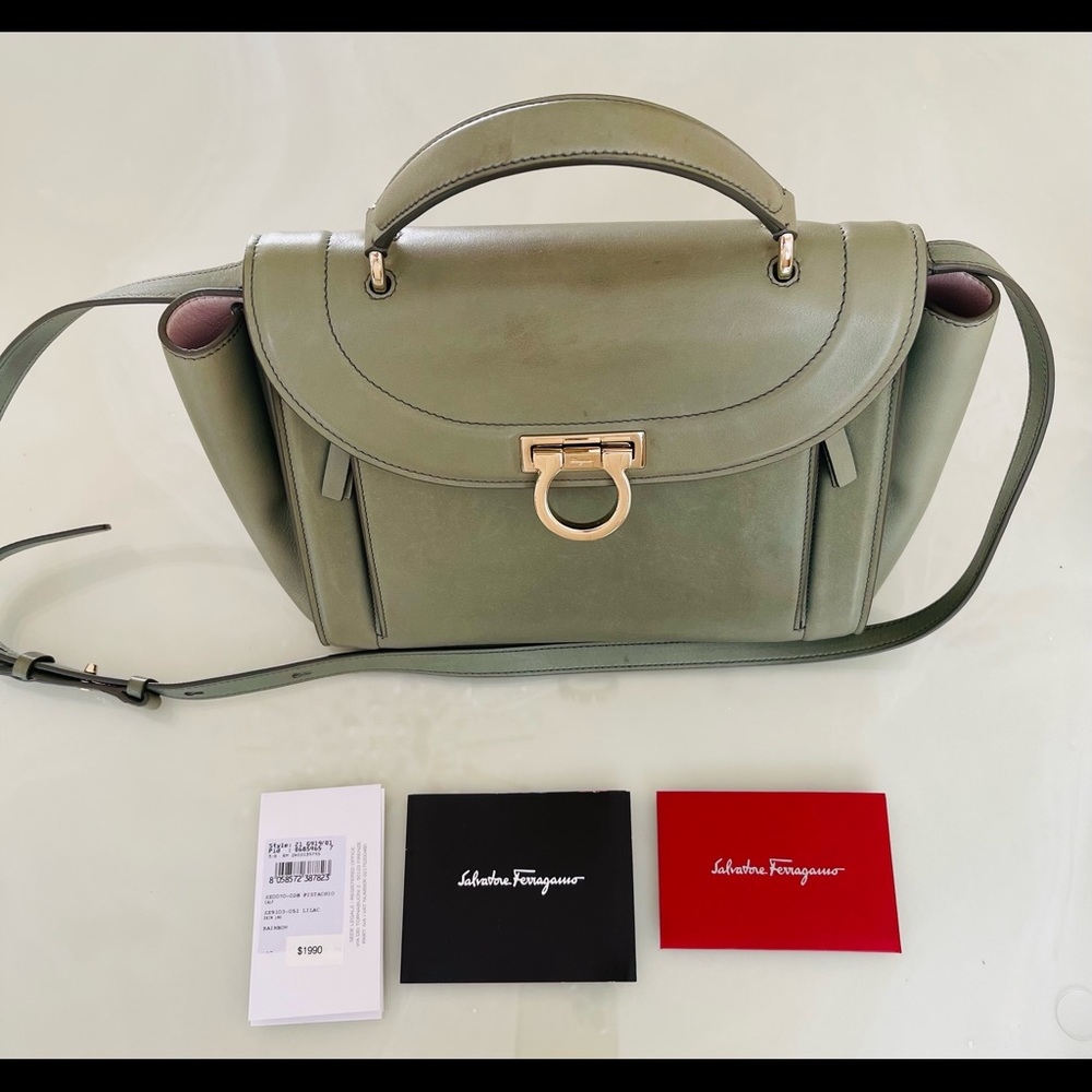 Authentic used Salvatore Ferragamo handbag